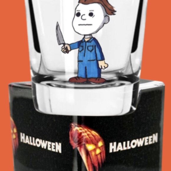HORROR Movie/PEANUTS Character Mashup Shot Glasses/Gift Boxes, UNIQUE GIFT! - Picture 8 of 16